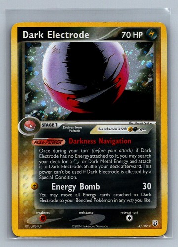Dark Electrode #4/109 Holo Team Rocket Returns (Kouki Saitou) Pokemon - LP