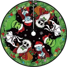 48-Inch Christmas Tree Skirt - Holiday Decor for Home and Parties