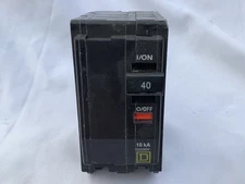 Square D QO240 40 Amp 2 Pole 120/240V Plug-In Circuit Breaker