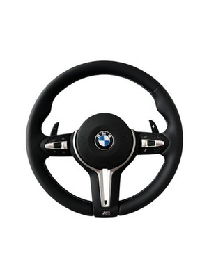 BMW E81 E82 E87 E88 M Sport Steering Wheel Leather Paddle Shifters NEW