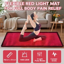 Red Light Therapy for Body Infrared Light Pad for Back Shoulder Leg Relief Home