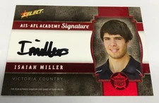 2013 Select AFL Future Force Black Signature Cards FFRS15 Isaiah Miller