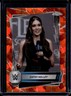 2025 Topps Chrome Sapphire WWE Cathy Kelley Orange Refractor #/25