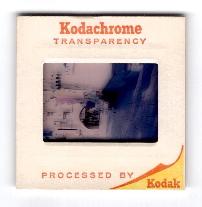 Disneyland Castle People 35mm Slide 1960s Kodachrome