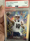 2024 Topps Chrome Let's Go! Drake Maye #LG-10 PSA 9 SSP Case Hit