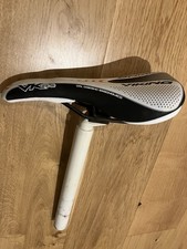 Viking Saddle R4 White Black (Cycle/Bike/Bicycle) Women's Seat
