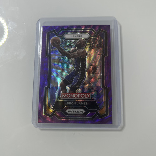 Prizm Color Match 🔥 LeBron James 2023-24 Panini Monopoly Purple Wave #40 - Bild 1 von 2