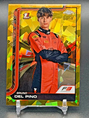Bruno Del Pino 2025 Chrome Sapphire Formula 1 1st Gold 26/50 F3 F2 F1