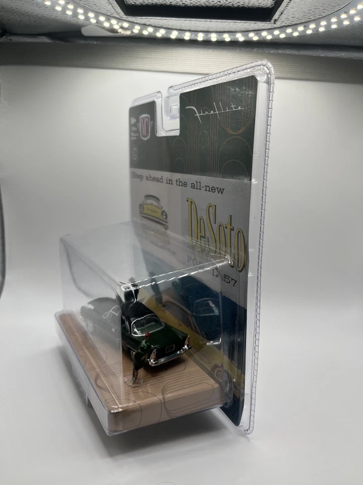 Diorama de máquinas M2 2025 ~ 1957 DeSoto Fireflite - R16 ~ escala 1:64 nuevo Foto 4 de 4