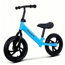 First Bike for Kids Blue 12 Inch - Balance Training Bike for 2-6 Years Children