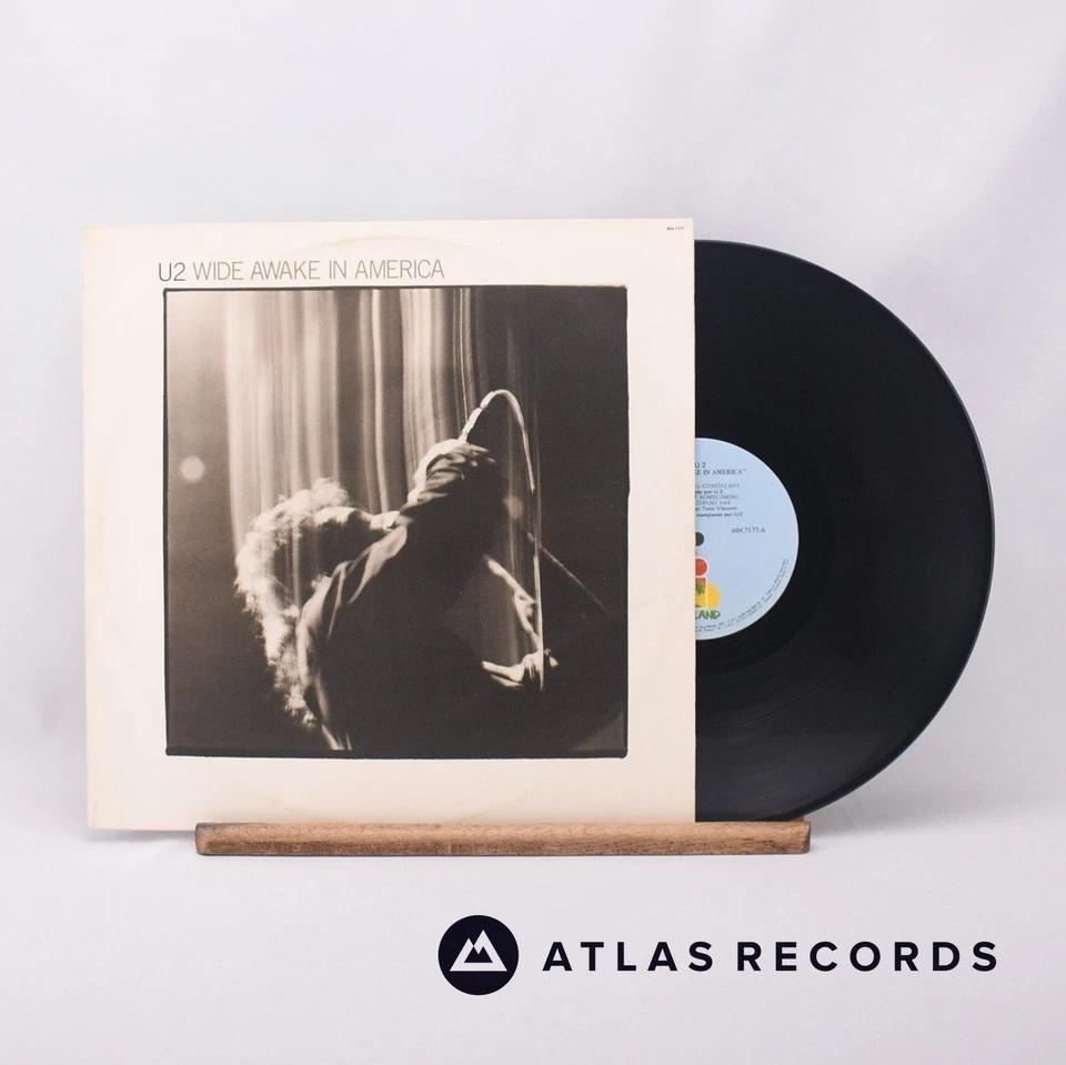 U2 Wide Awake In America Repress 12" EP Vinyl Record 604.7177 - VG+/EX - Image 2 of 4