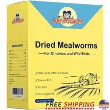 11 Lb Dried Mealworms Chicken Treats Bulk Snacks Protein Rich Laying Hens New