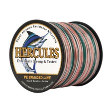 HERCULES Mexico Camo 8 Strands PE Fishing Line High Strength 10-300 lb