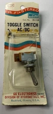 Vintage GC Electronics Audiotex SPST Toggle Switch AC/DC 3A 250V NOS