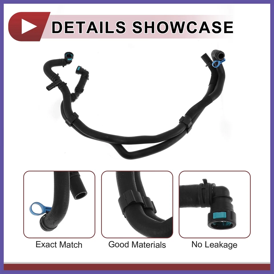 Conjunto de manguera de calefacción de climatización para Land Rover LR3 4,4 L 2005-2009 PCH501094 goma Foto 4 de 4