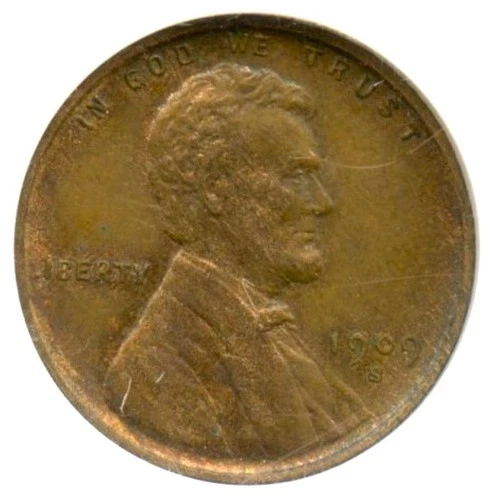 1909-S VDB Lincoln Cent, NGC MS61BN, Key Date!