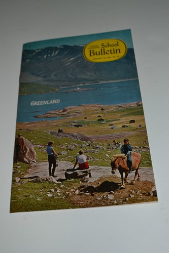 National Geographic School Bulletin 16. Januar 1967... Grönland - Bild 1 von 4