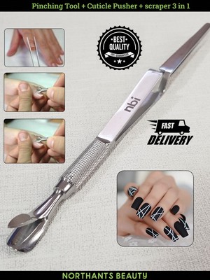 Nagelhaut Nagelklemme Multifunktion Zauberstab C KURVE Acryl Drücker Pinzette