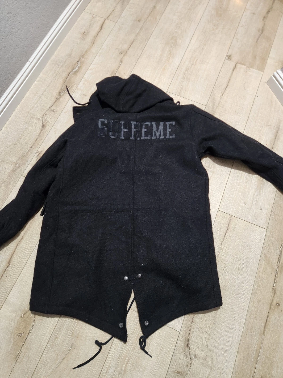 parka suprême harris tweed