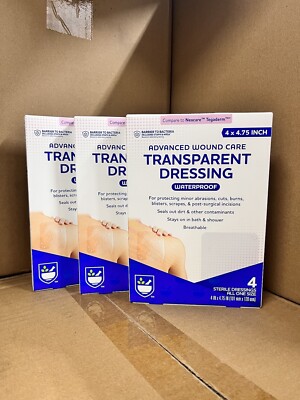 Rite-Aid Advanced Wound Care Waterproof Transparent Dressing 3 Pack BAND AID
