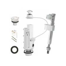 Siamp Deluxe Optima Cistern Component Pack Dual Flush Valve Button & Inlet Valve