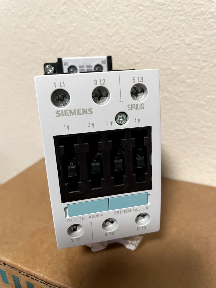 1x NEW SIEMENS 3RT1035-1AK60 3p40a Contactor W/ 120vAC Coil - OEM SIEMENS - QTY - Image 2 of 4