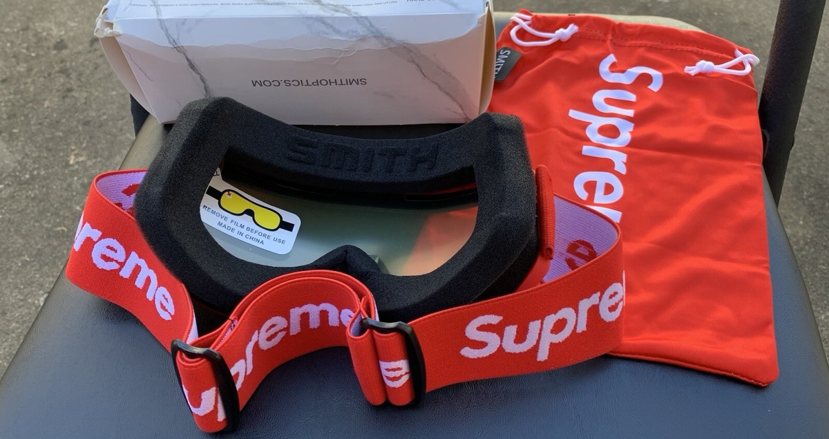 Supreme x Smith Snowboard Goggle Ski Skiing Goggles Glasses
