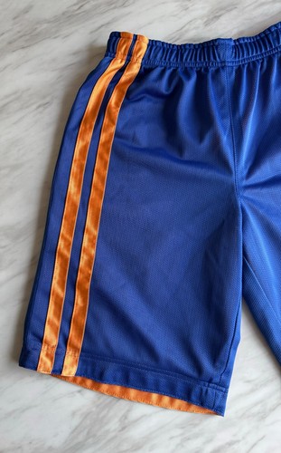 RARE VTG LANDS’ END Reversible Basketball Orange Blue Short Dazzle Shiny Silky L - Picture 15 of 16
