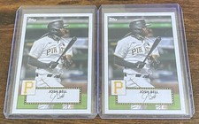 Josh Bell 2021 Topps Series 1 1952 Redux #T52-23 Pittsburgh Pirates Lot (2)