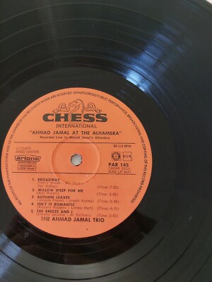 Ahmad Jamal ‎– At The Alhambra ( LP PAR 145 JAZZ ) | eBay