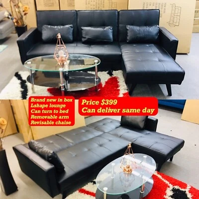 Brand New Lshpe Sofa Bed Delivery Available