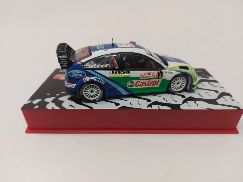 Rally Ford Focus WRC 2006 Marcus Gronholm rally Montecarlo 2006 1:43 Altaya Box - Immagine 4 di 4