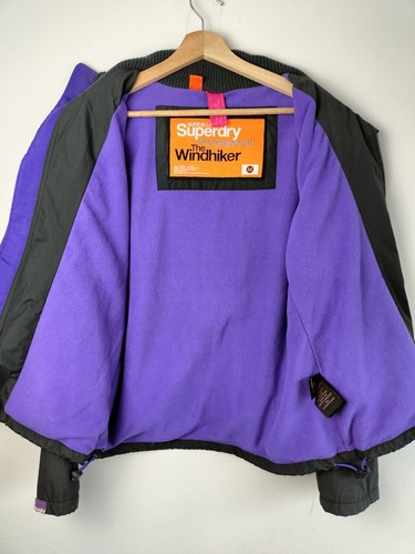 Superdry Professional The Windhiker Grey Full Zip Jacket Coat - Men's Medium - Picture 8 of 16