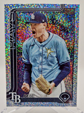 2025 Topps Series 1 Celebration Pete Fairbanks Confetti Foil #198 Rays