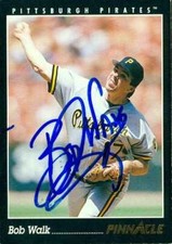 Bob Walk autographed Baseball Card (Pittsburgh Pirates) 1993 Pinnacle #380