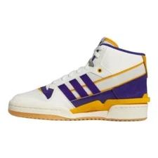 Adidas Mens Originals Forum Exhibit Mid 2 White/Purple/Gold GX4119