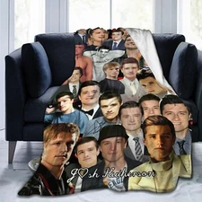 Blanket Josh Collage Hutcherson Throw Blanket Warm Cozy Plush Bed 40in x 50in