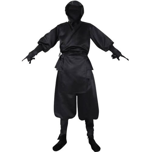 Stealth Ninja Costume Warrior Halloween Samurai Master Martial Arts Cosplay Suit - Picture 7 of 14