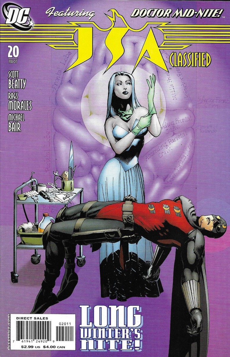 JSA Justice Society Of America Classified Comic 20 Cover A First