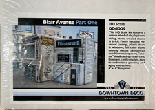 Downtown Deco - Blair Ave  Part 1   HO Scale Kit #DD-1005