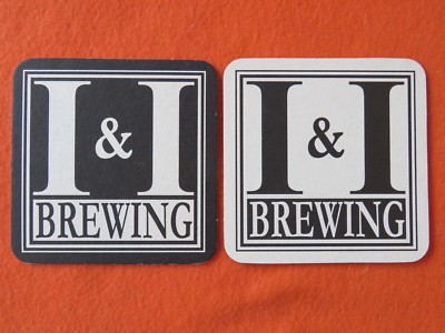 Beer Brewery Coaster ~*~ I & I Brewing Company ~*~ Chino, CALIFORNIA Since 2012