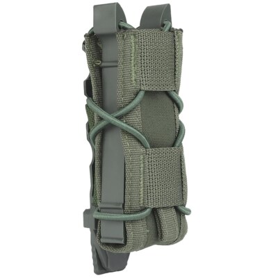 Triple MOLLE Tactical Mag Pouch - Adjustable 9mm/.40 Cal Magazine Holder For Vests & Backpacks