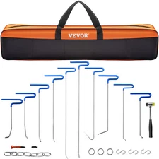 VEVOR 20Pcs Car Push Puller Rods Dent Removal Paintless Tools Repair Hammer kit