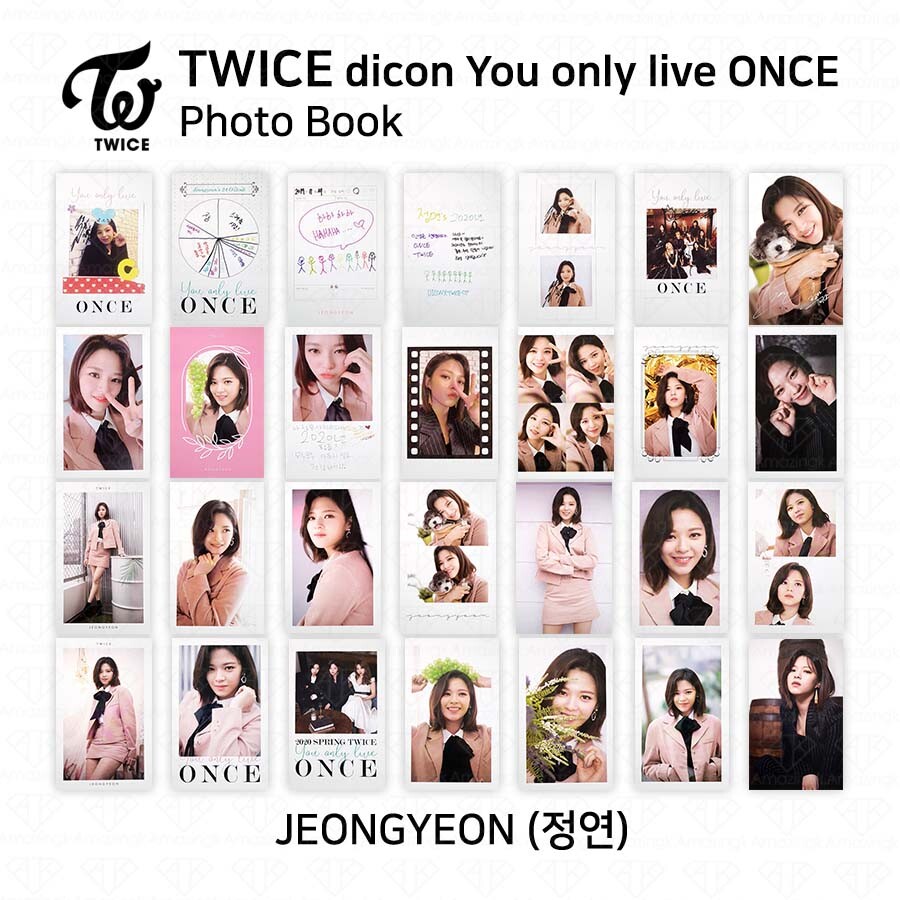 TWICE x dicon You Only Live ONCE Card Photo Book Postcard