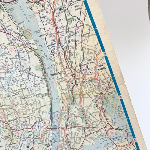 1976 New Jersey Exxon NJ Road Map - Picture 3 of 12
