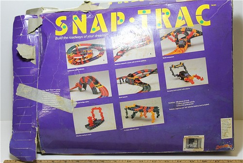 Juego de construcción Snap Trac 1989 Dreamworks Roadway de colección con dos autos +++ - Imagen 2 de 8