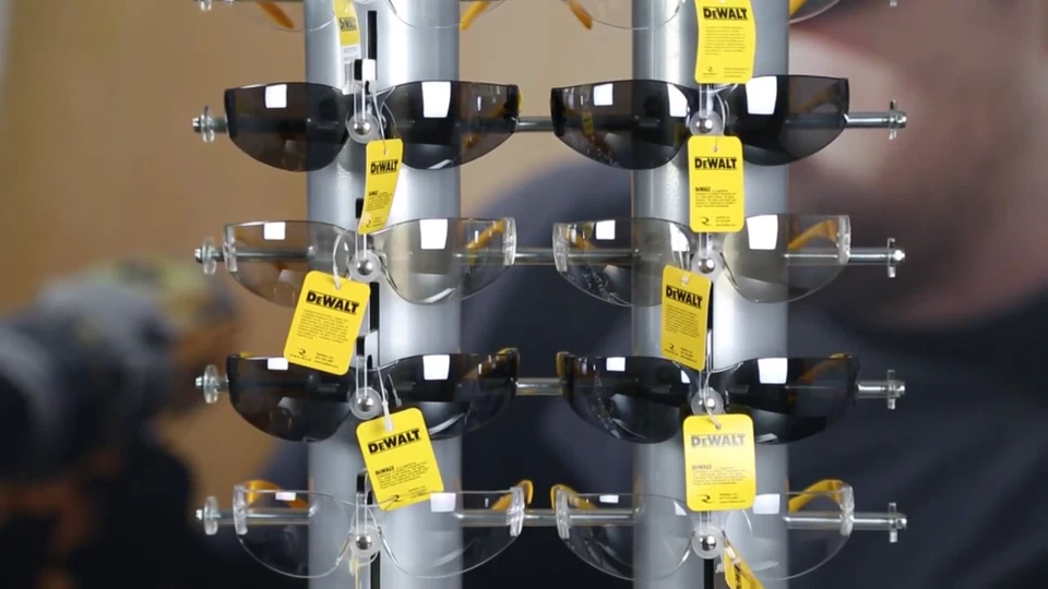 Dewalt DPG54-2C Protector Humo/Transparente Alto Rendimiento Gafas de Seguridad Paquete de 2 Foto 4 de 4