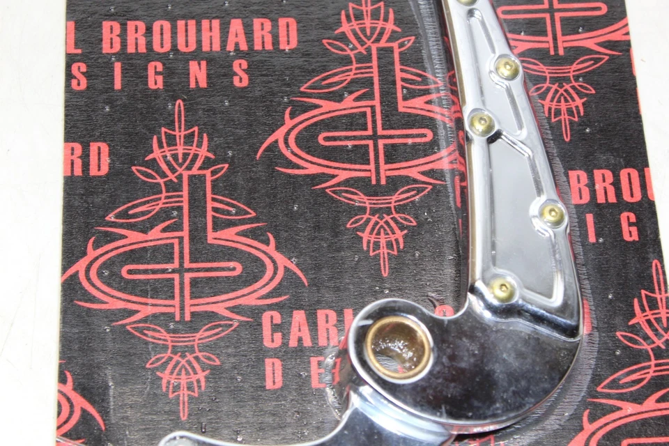 2015+ Indian Scout Carl Brouhard Chrome 2" alavanca de braço de mudança estendida cromada - Imagem 4 de 4