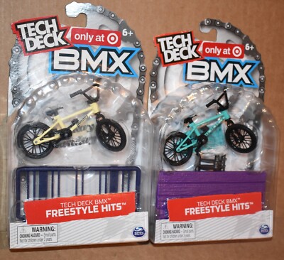 2023 Tech Deck BMX Freestyle Hits Finger Bike SUNDAY & WETHEPEOPLE LOT OF 2 NEW