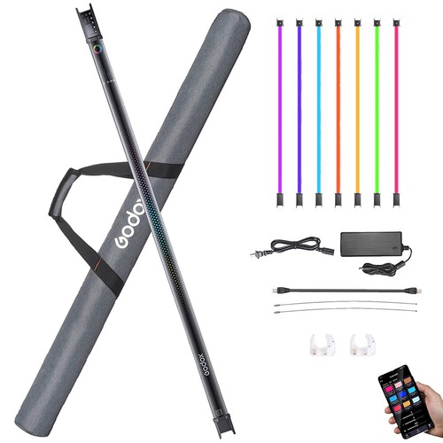 Godox TL120 RGB LED Video Light Handheld Photography Tube APP Remote Control
